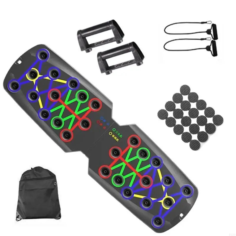 P88E Push up Boards System, Pushup Stand Gym Workout Equipment, Body Building Board