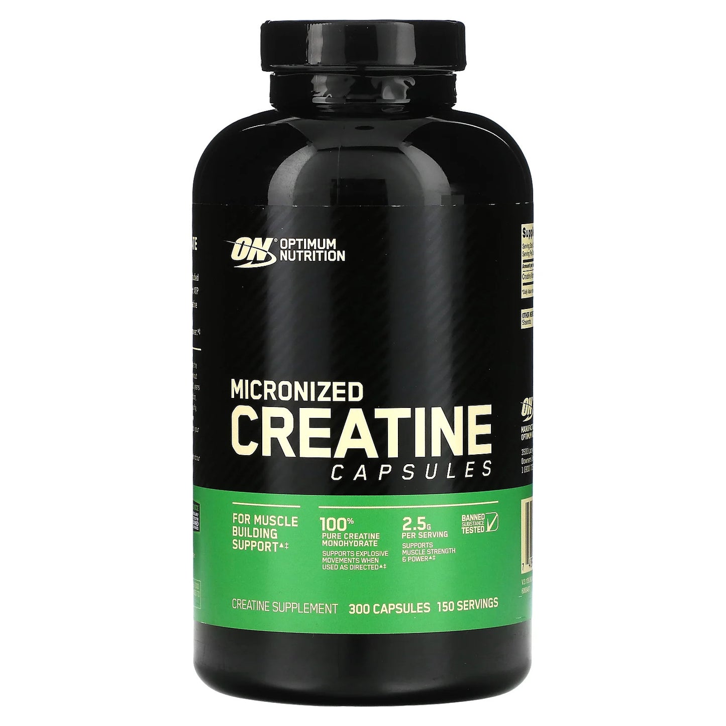 Micronized Creatine, 300 Capsules