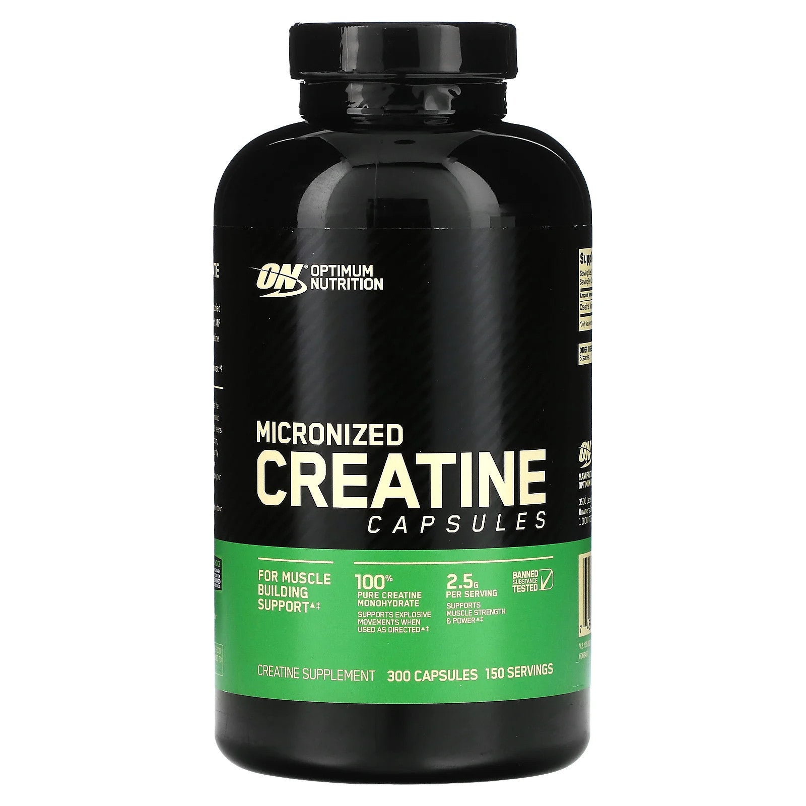 Micronized Creatine, 300 Capsules